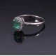 redgem 925 silver ring for women precious gem natural emerald green 5x7 mm oval jarg55 women's fashion redgem 925 silver ring for women precious gem natural emerald green 5x7 mm oval redgem 1017