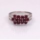 redgem 925 silver ring for women and girls natural garnet pink 3 mm round jarg57 women's fashion redgem 925 silver ring for women and girls natural garnet pink 3 mm round redgem 1019