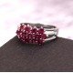 redgem 925 silver ring for women and girls natural garnet pink 3 mm round jarg57 women's fashion redgem 925 silver ring for women and girls natural garnet pink 3 mm round redgem 1019