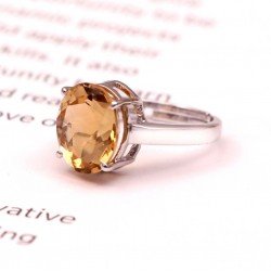 Redgem 925 Silver Ring for Women and Girls Natural Citrine Yellow 10X12 MM Oval redgem 925 silver ring for women and girls natural citrine yellow 9x11 mm oval jarg52 women's fashion redgem 925 silver ring for women and girls natural citrine yellow 9x11 mm oval redgem 1014