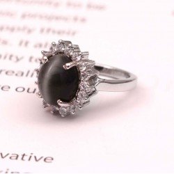 redgem sterling silver ring for women natural cats eye grey 9x11 mm oval jarg436 women's fashion redgem sterling silver ring for women natural cats eye grey 9x11 mm oval redgem 1615