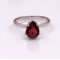 redgem 925 silver ring for women and girls natural garnet red 7x9 mm pear jarg79 women's fashion redgem 925 silver ring for women and girls natural garnet red 7x9 mm pear redgem 1040