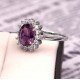 redgem 925 silver ring for women natural amethyst purple 8x10 mm oval jarg99 women's fashion redgem 925 silver ring for women natural amethyst purple 8x10 mm oval redgem 1058